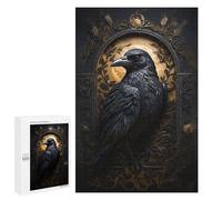 Jigsaw Puzzles for Teenagerss 1000 PCS Framed Crow Adult Puzzles Relax Games But Fun And Humorous for Is Ideal As A Gift 1000 PCS