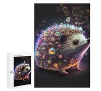 Jigsaw Puzzles for Teenagerss 1000 PCS Glowing Hedgehog Artwork Adult Puzzles Hands-on Game Stress Reliever Unique Gifts for Birthday And Christmas 1000 PCS