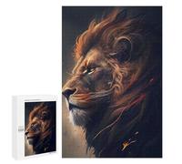 Jigsaw Puzzles for Teenagerss 1000 PCS Golden Mane Majesty Adult Puzzles Toy Wall Decor Staycation Kill Time Stress Reduction Gifts 1000 PCS