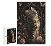 Jigsaw Puzzles for Teenagerss 1000 PCS Havana Brown Jigsaw Puzzle Anti-Stress Toys Precision Cutting Parent-child Interaction 1000 PCS