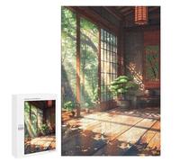 Jigsaw Puzzles for Teenagerss 1000 PCS Japanese House in Forest Jigsaw Puzzle Relaxing Games Home Decoration Unique Birthday And Gifts 1000 PCS