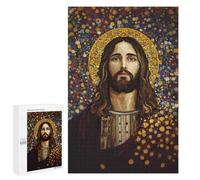 Jigsaw Puzzles for Teenagerss 1000 PCS Jesus Christ Portrait Gustav Style Jigsaw Puzzle Anti-Stress Toys Precision Cutting Parent-child Interaction 1000 PCS