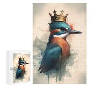 Jigsaw Puzzles for Teenagerss 1000 PCS Kingfisher Bird Wizardry Adult Puzzles Toy Wall Decor Staycation Kill Time Stress Reduction Gifts 1000 PCS