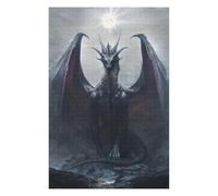 Jigsaw Puzzles for Teenagerss 1000 PCS Moonlit Shadow Tyrant Jigsaws for Adults Toy Wall Decor Hand Speed Race Deal As Gifts for The Whole Family 1000 PCS