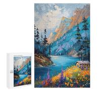 Jigsaw Puzzles for Teenagerss 1000 PCS Mountain Bright Landscape Jigsaw Puzzle Relaxing Games Home Decoration Unique Birthday And Gifts 1000 PCS