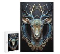 Jigsaw Puzzles for Teenagerss 1000 PCS Mystical Astrology Deer Puzzles for Adults Fun Games Analysis And Logic Parent-child Interaction 1000 PCS