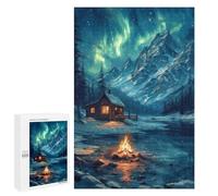 Jigsaw Puzzles for Teenagerss 1000 PCS Nordic Nature Painting Puzzles for Adults Fun Games Analysis And Logic Parent-child Interaction 1000 PCS