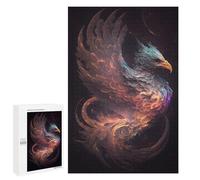 Jigsaw Puzzles for Teenagerss 1000 PCS Phoenix Celestial Firebird Artwork Adult Puzzles Hands-on Game Stress Reliever Unique Gifts for Birthday And Christmas 1000 PCS