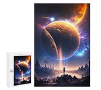 Jigsaw Puzzles for Teenagerss 1000 PCS Planetary Horizon -1 Adult Jigsaw Puzzle DIY Toys Wall Art Deal As Gifts for The Whole Family 1000 PCS