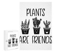Jigsaw Puzzles for Teenagerss 1000 PCS Plants Are Friends Puzzle for Adults Brain Teaser Game Difficult Hard Unique Birthday And Gifts 1000 PCS