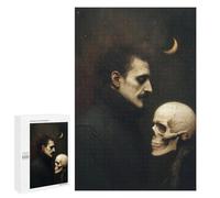 Jigsaw Puzzles for Teenagerss 1000 PCS Poe’s Lament, A Dance with Mortality Puzzles for Adults Fun Games Analysis And Logic Parent-child Interaction 1000 PCS