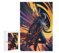 Jigsaw Puzzles for Teenagerss 1000 PCS Quantum Leap The Astronaut's Odyssey -1 Jigsaw Puzzle Anti-Stress Toys Precision Cutting Parent-child Interaction 1000 PCS