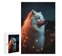 Jigsaw Puzzles for Teenagerss 1000 PCS Samoyed Dogs Jigsaw Puzzle Relaxing Games Home Decoration Unique Birthday And Gifts 1000 PCS