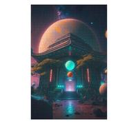 Jigsaw Puzzles for Teenagerss 1000 PCS Space Temple Puzzles for Adults Anti-Stress Toys Difficult Challenge Deal As Gifts for The Whole Family 1000 PCS
