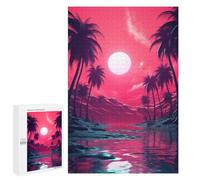 Jigsaw Puzzles for Teenagerss 1000 PCS Surreal Synthwave Dreams Adult Puzzles Toy Wall Decor Staycation Kill Time Stress Reduction Gifts 1000 PCS
