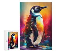 Jigsaw Puzzles for Teenagerss 1000 PCS The Sociable Penguins Puzzles for Adults Fun Games Analysis And Logic Parent-child Interaction 1000 PCS