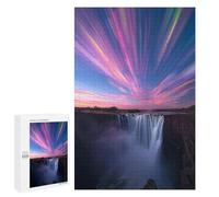 Jigsaw Puzzles for Teenagerss 1000 PCS Twilight Over Mountain Bay Puzzles for Adults Fun Games Analysis And Logic Parent-child Interaction 1000 PCS