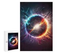 Jigsaw Puzzles for Teenagerss 1000 PCS Vibrant Exploding Planet Adult Jigsaw Puzzle DIY Toys Wall Art Deal As Gifts for The Whole Family 1000 PCS