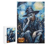 Jigsaw Puzzles for Teenagerss 1000 PCS Vincent Halloween Jigsaw Puzzle Relaxing Games Home Decoration Unique Birthday And Gifts 1000 PCS