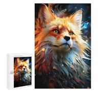 Jigsaw Puzzles for Teenagerss 1000 PCS Wild Fox Art Adult Puzzles Toy Wall Decor Staycation Kill Time Stress Reduction Gifts 1000 PCS