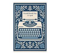 Jigsaw Puzzles for Teenagerss 1000 PCS World Book Day Typewriter Illustration Jigsaws for Adults Family Games Presents for Women Stress Reduction Gifts 1000 PCS