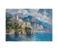 Jigsaw Puzzles for Teenagerss 1000pcs(38x26cm) Castle at The Beach Jigsaws for Adults Toy Wall Decor Hand Speed Race Deal As Gifts for The Whole Family 1000pcs(38x26cm)