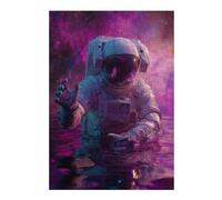 Jigsaw Puzzles for Teenagerss 1000pcs(38x26cm) S Space Astronaut Floating in Water Puzzles for Adults Relax Games Pattern Assembly for Birthday, Chrismas 1000pcs(38x26cm) S