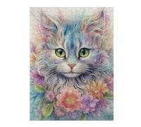 Jigsaw Puzzles for Teenagerss 1000pcs(52x38cm) Loving Cat Jigsaws for Adults Toy Wall Decor Hand Speed Race Deal As Gifts for The Whole Family 1000pcs(52x38cm)