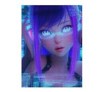 Jigsaw Puzzles for Teenagerss 1000pcs(52x38cm) Neon Girl-2 Jigsaws for Adults Anti-Stress Toys Home Decoration for Is Ideal As A Gift 1000pcs(52x38cm)