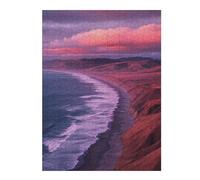 Jigsaw Puzzles for Teenagerss 1000pcs(52x38cm) Ocean Waves Sunset Adult Jigsaw Toy Wall Decor Difficult Hard Difficult And Challenge 1000pcs(52x38cm)
