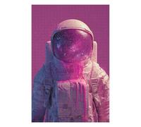 Jigsaw Puzzles for Teenagerss 1000pcs(75x50cm) Cosmic Astronaut Art Print-1 Jigsaw Puzzle Anti-Stress Toys Improve Memory for Is Ideal As A Gift 1000pcs(75x50cm)