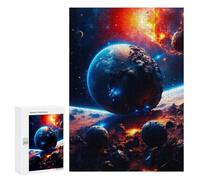 Jigsaw Puzzles for Teenagerss 300 PCS Abstract World Puzzles for Adults Brain Teaser Game Pattern Assembly Parent-child Interaction 300 PCS