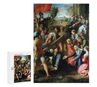 Jigsaw Puzzles for Teenagerss 300 PCS Christ Falling by Raphael Adult Puzzles Toy Wall Decor Staycation Kill Time Stress Reduction Gifts 300 PCS