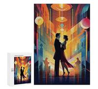 Jigsaw Puzzles for Teenagerss 300 PCS City Lights Romance Adult Puzzles Hands-on Game Stress Reliever Unique Gifts for Birthday And Christmas 300 PCS