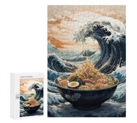 Jigsaw Puzzles for Teenagerss 300 PCS Culinary Wave Jigsaw Puzzle Relaxing Games Home Decoration Unique Birthday And Gifts 300 PCS