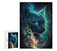 Jigsaw Puzzles for Teenagerss 300 PCS Enchanted Forest Whiskers Adult Puzzles Hands-on Game Stress Reliever Unique Gifts for Birthday And Christmas 300 PCS