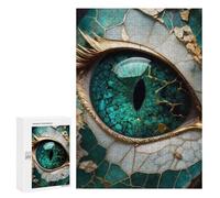 Jigsaw Puzzles for Teenagerss 300 PCS Ethereal Eye Artwork Adult Puzzles Hands-on Game Stress Reliever Unique Gifts for Birthday And Christmas 300 PCS