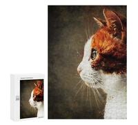 Jigsaw Puzzles for Teenagerss 300 PCS Face Cat Puzzles for Adults Fun Games Analysis And Logic Parent-child Interaction 300 PCS