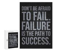 Jigsaw Puzzles for Teenagerss 300 PCS Failure Is Path To Success, Motivational Jigsaw Family Game Perfect Decoration Unique Gifts for Birthday And Christmas 300 PCS