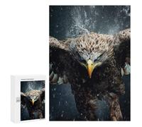 Jigsaw Puzzles for Teenagerss 300 PCS Flying Eagle in Wild Puzzles for Adults Brain Teaser Game Pattern Assembly Parent-child Interaction 300 PCS