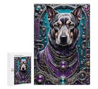 Jigsaw Puzzles for Teenagerss 300 PCS Futuristic Steampunk Dog Jigsaw Family Game Perfect Decoration Unique Gifts for Birthday And Christmas 300 PCS