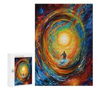 Jigsaw Puzzles for Teenagerss 300 PCS Gazing Into The Infinite Puzzles for Adults Fun Games Analysis And Logic Parent-child Interaction 300 PCS