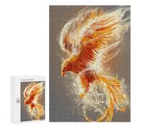 Jigsaw Puzzles for Teenagerss 300 PCS Phoenix Rise Mythical Artwork -2 Adult Puzzles Anti-Stress Toys Staycation Kill Time Fun at Home Activities, 300 PCS