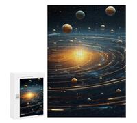 Jigsaw Puzzles for Teenagerss 300 PCS Solar Symphony Puzzles for Adults Brain Teaser Game Pattern Assembly Parent-child Interaction 300 PCS