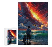 Jigsaw Puzzles for Teenagerss 300 PCS The Last Sunset Jigsaw Puzzle Relaxing Games Home Decoration Unique Birthday And Gifts 300 PCS