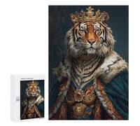 Jigsaw Puzzles for Teenagerss 300 PCS Tiger King Adult Puzzles Toy Wall Decor Staycation Kill Time Stress Reduction Gifts 300 PCS