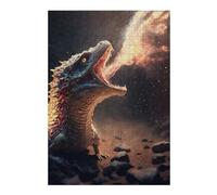 Jigsaw Puzzles for Teenagerss 38x26cm/1000pcs Dragon Breathing Fire Artwork Puzzle for Adults Hands-on Game Analysis And Logic Parent-child Interaction 38x26cm/1000pcs