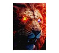 Jigsaw Puzzles for Teenagerss 38x26cm/1000pcs Flaming Lion's Roar -2 Puzzle for Adults Hands-on Game Analysis And Logic Parent-child Interaction 38x26cm/1000pcs
