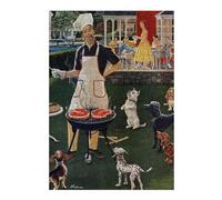 Jigsaw Puzzles for Teenagerss 38x26cm/1000pcs Grill Puzzle for Adults Relaxing Games Improve Memory Difficult And Challenge 38x26cm/1000pcs