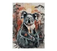 Jigsaw Puzzles for Teenagerss 38x26cm/1000pcs Koala Sunset Watercolor Puzzle for Adults Relaxing Games Improve Memory Difficult And Challenge 38x26cm/1000pcs